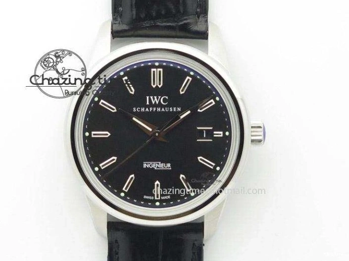 MIROTIME 0510 Durable Big Pilot 5019 Ceramic Case Black Dial Green Markers Asian 23J 7396
